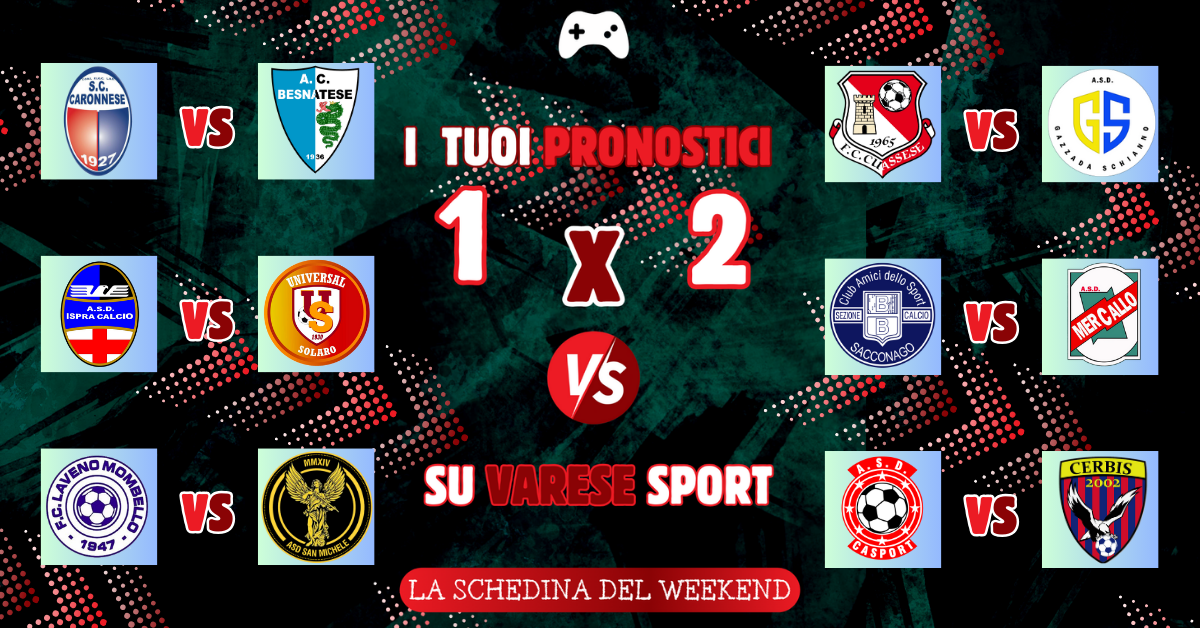 La schedina del weekend – Bottino amaro: solo due partite prese su sei