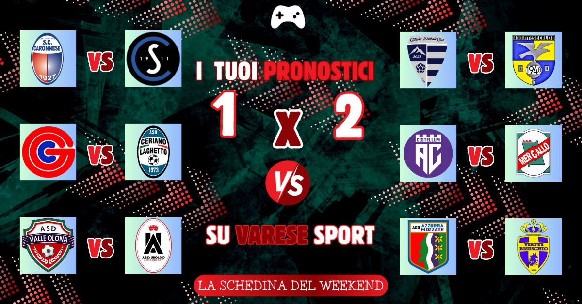 La schedina del weekend – Il Gavirate “tradisce”! Sfiorato il colpaccio