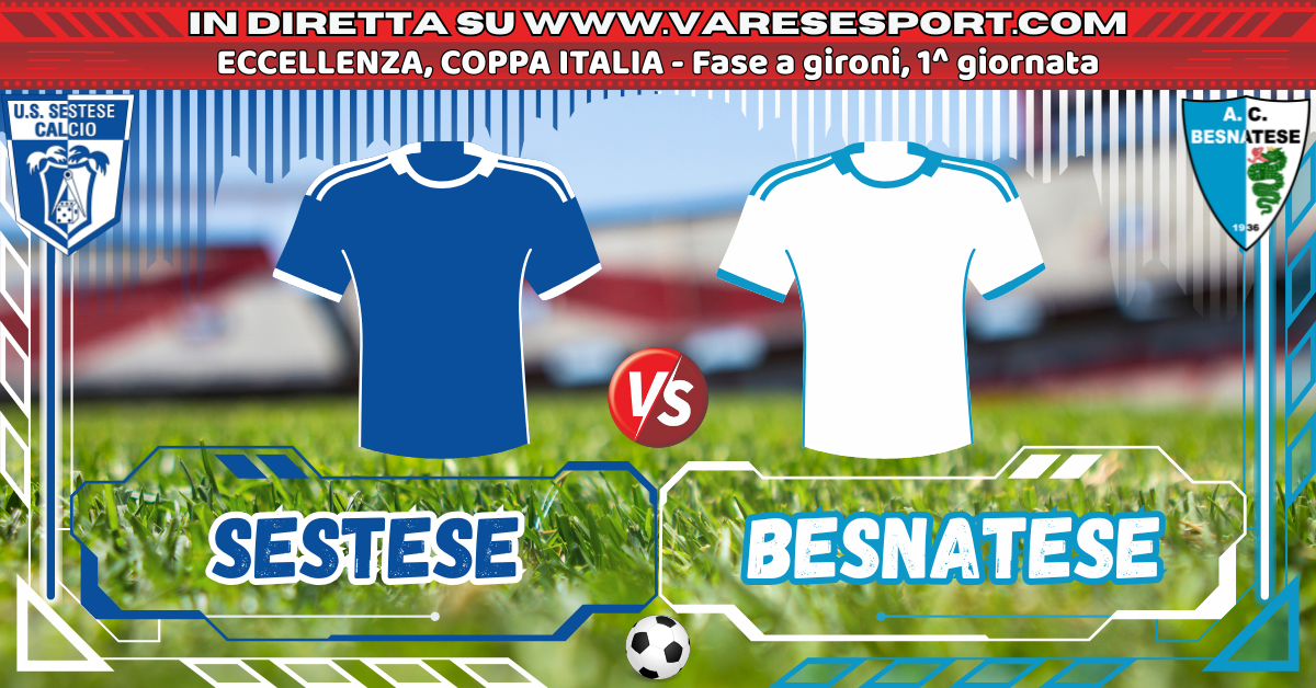 Sestese-Besnatese diretta testuale