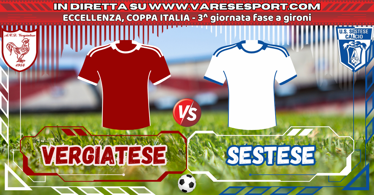 Vergiatese-Sestese diretta testuale