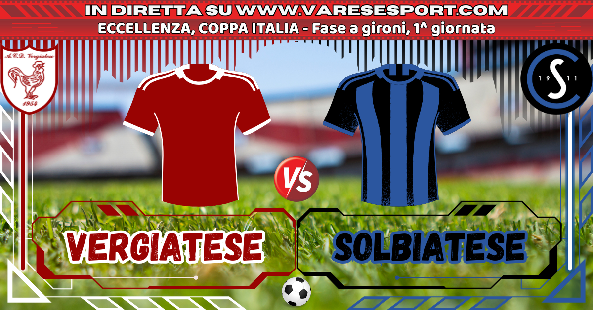 Vergiatese-Solbiatese diretta testuale