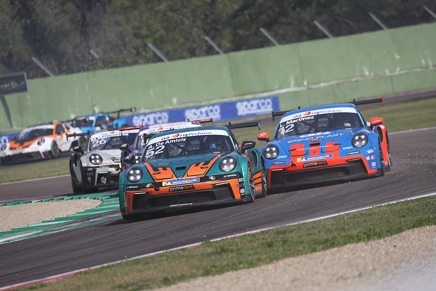 Carrera Cup Italia 2025: weekend amaro per Ebimotors a Imola