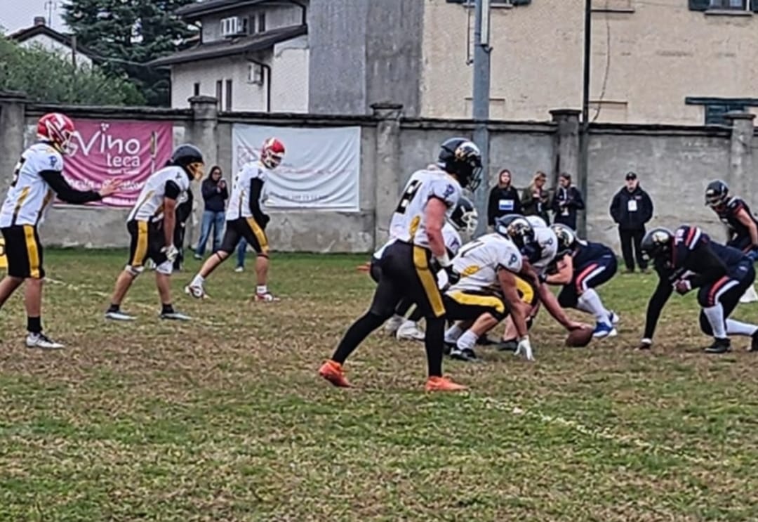 Coppa Italia: Blue Storms combattivi, ma vince Formigine (34-12). In U15 i Frogs Legnano si ritirano