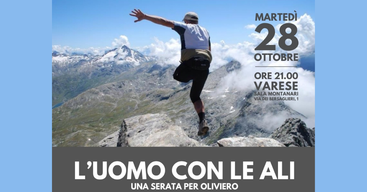 “L’uomo con le ali”: Varese ricorda Oliviero Bellinzani, il gigante della montagna e del coraggio