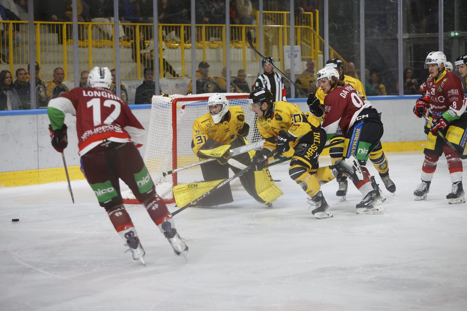 Picchi a picco nel finale, il morso giallonero è quello giusto: trionfo dei Mastini per 5-1 sul Feltre