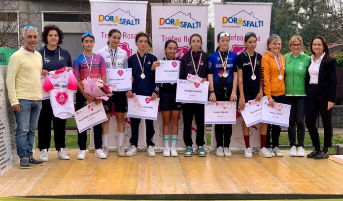 Podio Trofeo Rosa Esordienti I° Anno