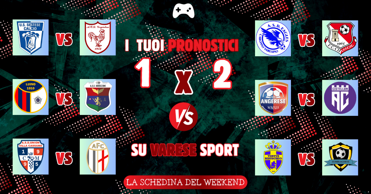 La schedina del weekend – Angerese e Virtus Bisuschio ripagano la fiducia, la Vergiatese no