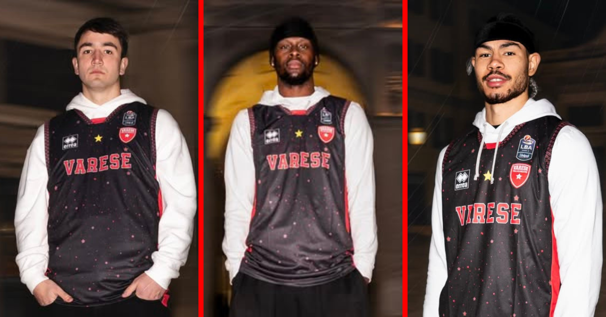 Maglia stellare per la Pallacanestro Varese