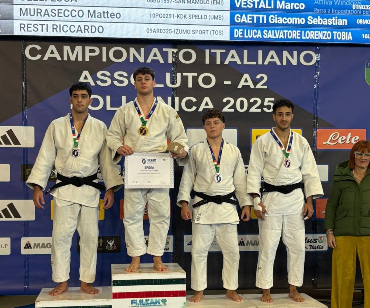 Assoluti di judo: la Pro Patria Busto festeggia un bronzo e due quinti posti nella finale A2
