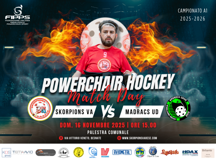 Powerchair Hockey skorpions vs madracs16.11.25