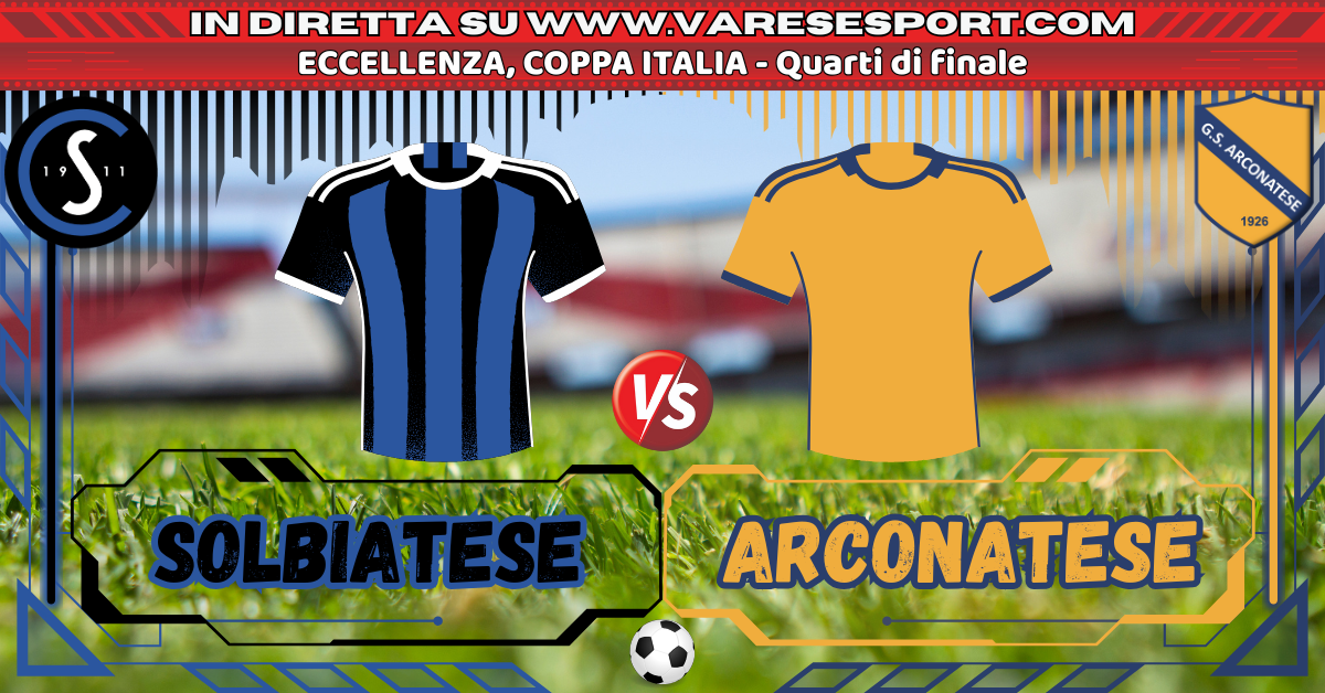 Solbiatese-Arconatese diretta testuale