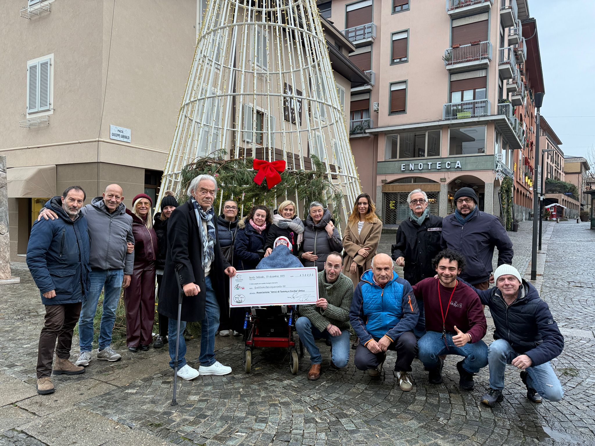Cuore, Motori e Pistoni: 4.500 euro di solidarietà grazie a “Due Ruote per Natale”
