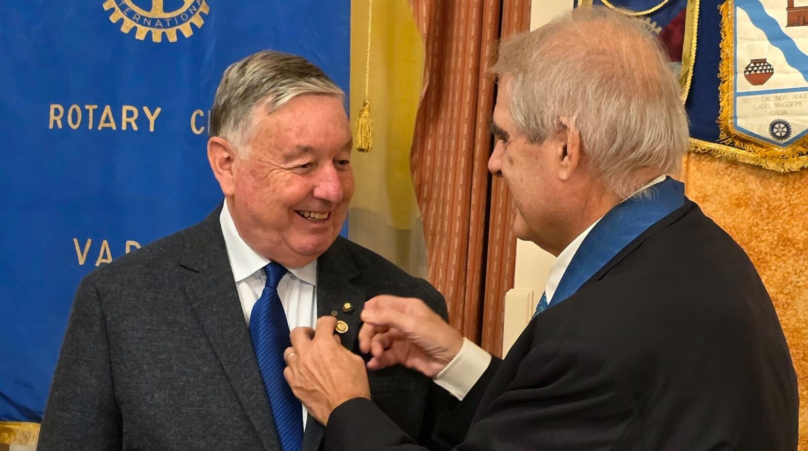 Rotary Club Varese Ceresio: Sergio Gianoli premiato con la Paul Harris Fellow