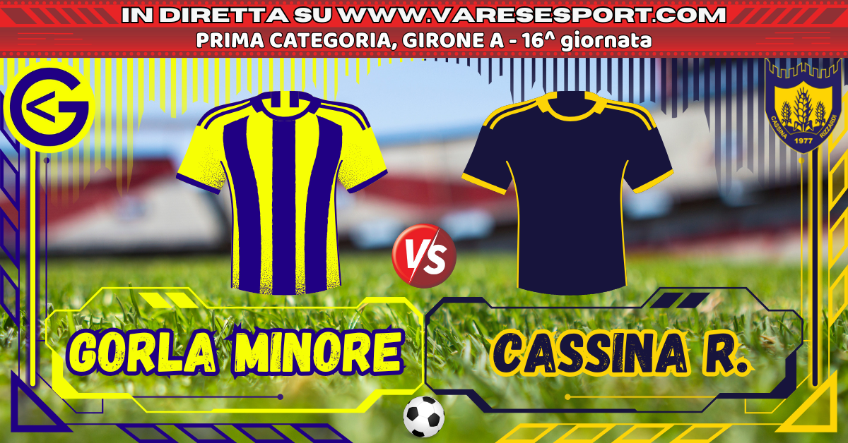 Gorla Minore – Cassina Rizzardi diretta