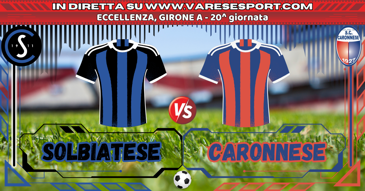 Solbiatese-Caronnese diretta testuale