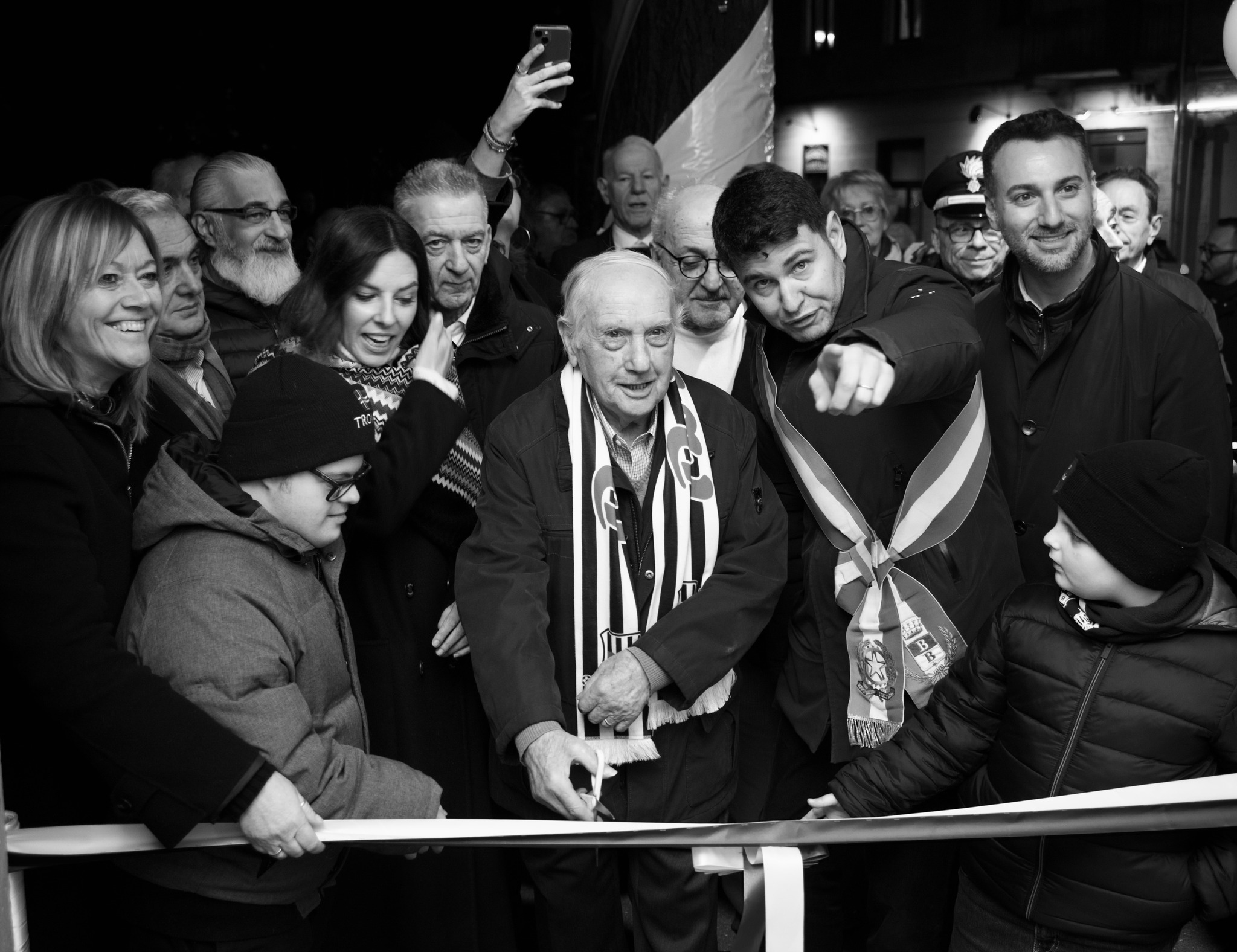 Pienone per il taglio del nastro alla nuova sede del Pro Patria Club. Il Museum apre le celebrazioni per il 107°
