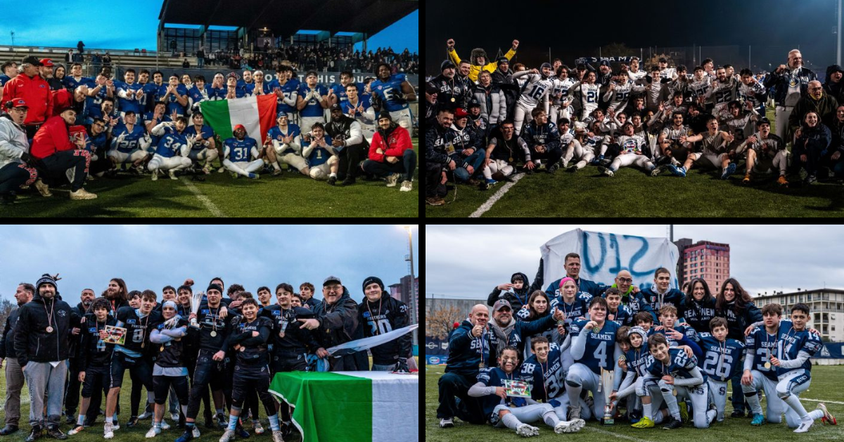 Youth Bowl 2025, Firenze capitale del football giovanile: Aquile, Seamen e Panthers sul tetto d’Italia