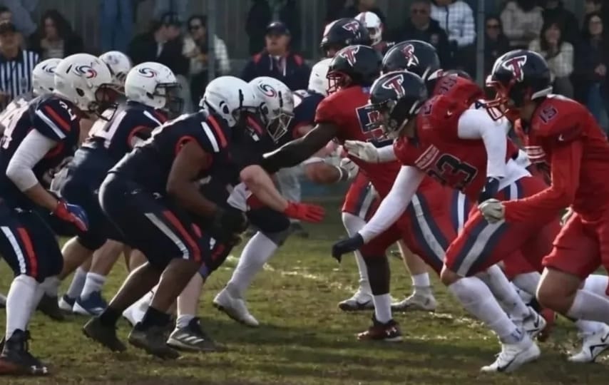 Blue Storms a testa altissima, i Trappers Cecina vincono 10-13. De Tomasi: “Risultato amaro, soddisfatto della prova”