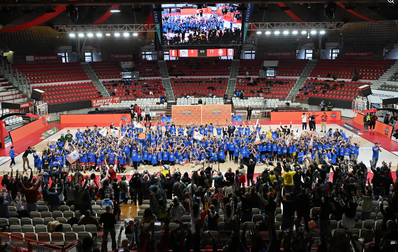 Il Memorial Bruno Arena accende il minibasket: 24 squadre all’Itelyum Arena per un weekend di passione e amicizia
