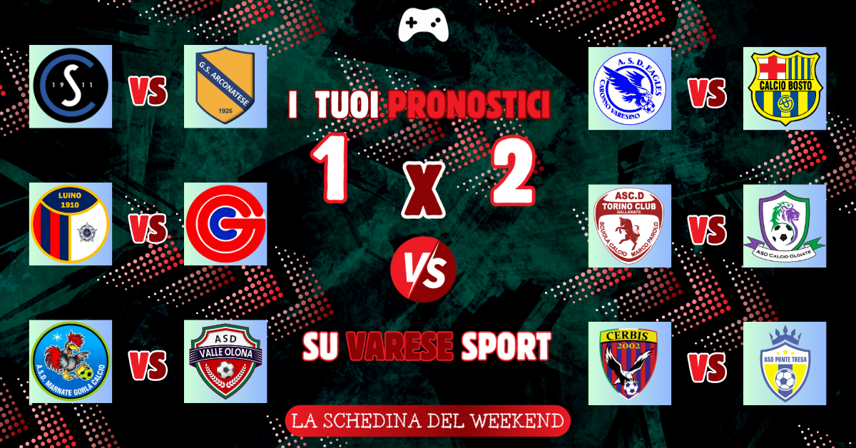 La schedina del weekend – Azzeccata l’impresa Solbiatese, Torino Club e CerBis ok. Ma gli errori sono tre
