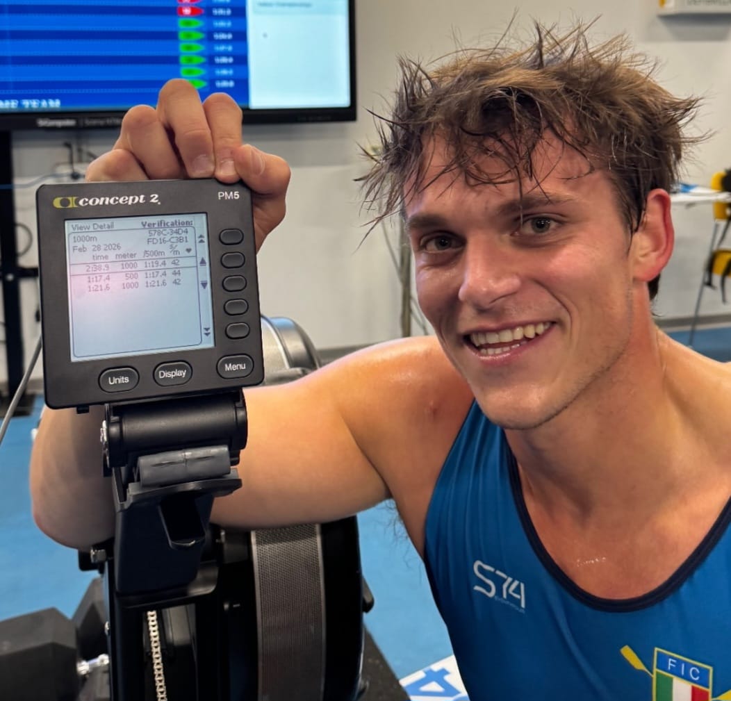Canottaggio – Andrea Panizza campione del mondo di indoor rowing!
