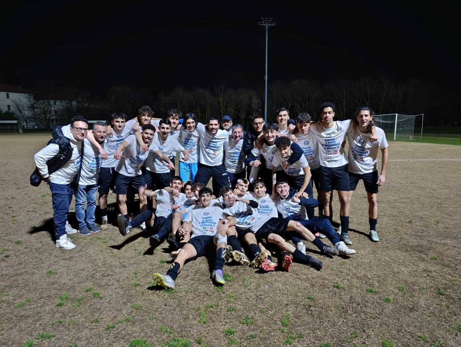 Festa Tradate Abbiate! La Juniores vince il campionato Provinciale: “Stagione straordinaria”