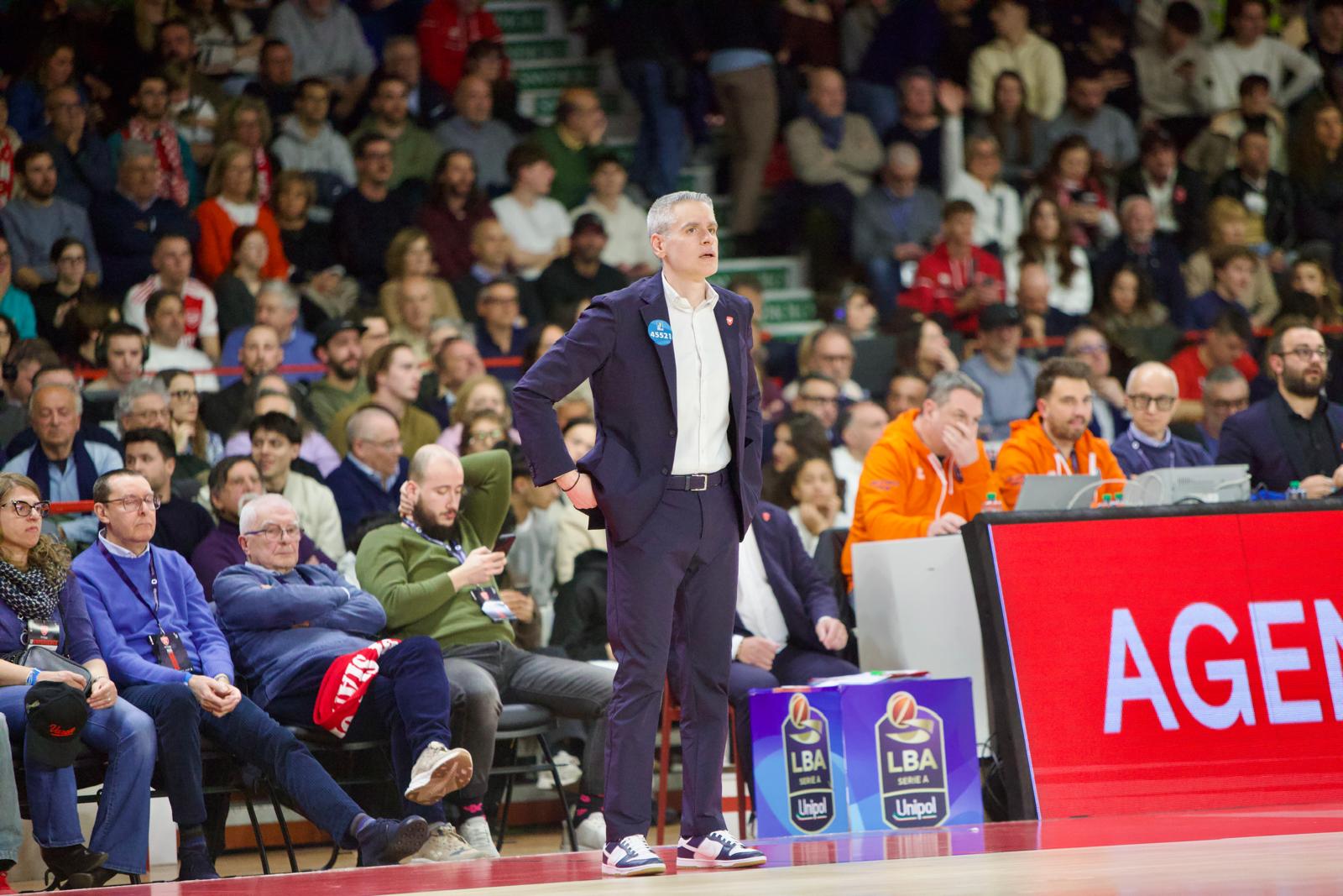 Kastritis: “Ampie rotazioni e ritmo alto chiavi del match”. Fioretti: “Ultimo quarto da dimenticare”