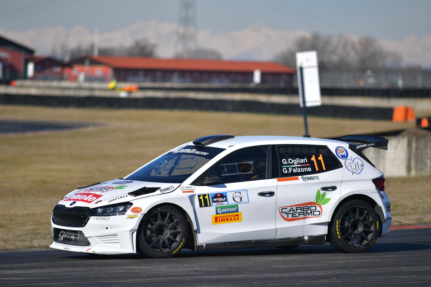 Giacomo Ogliari a Castelletto di Branduzzo per il secondo round del Circuit Rally Trophy