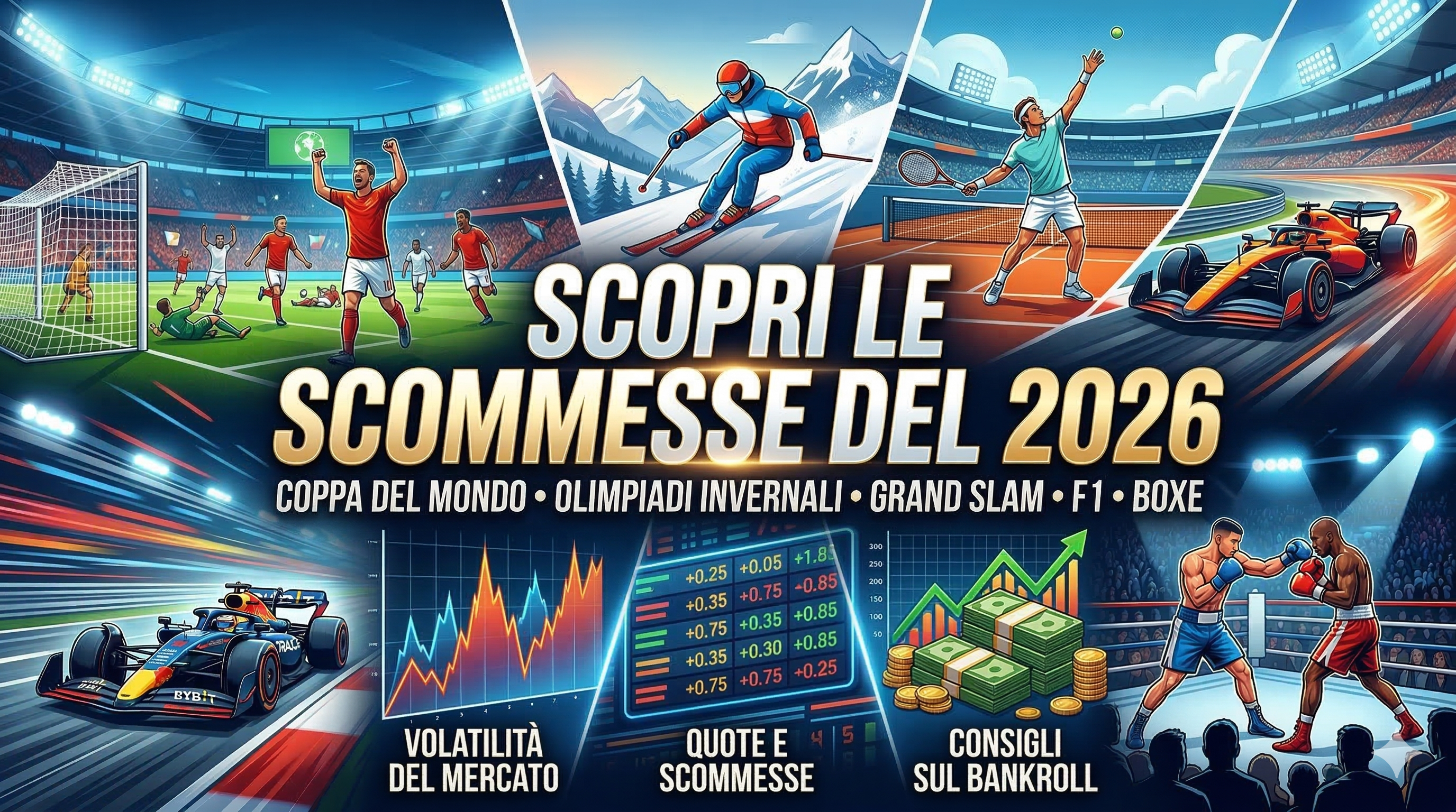 I 2026 migliori eventi sportivi su cui scommettere