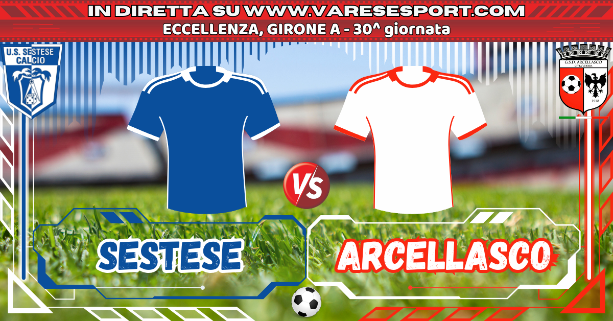 Sestese-Arcellasco diretta testuale