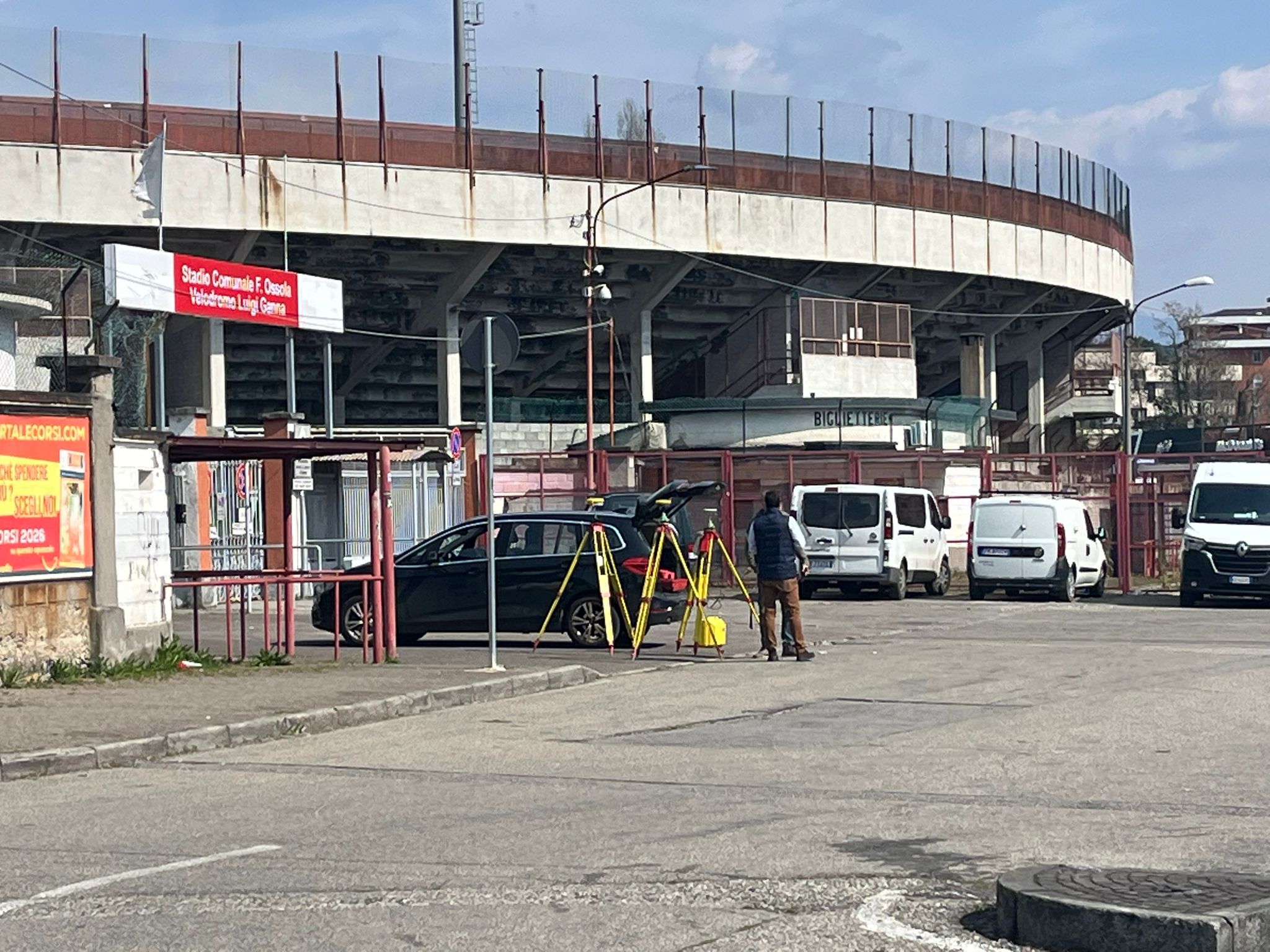 Stadio Franco Ossola, colpo di scena: c’è il via libera! Geometri in azione già questa mattina, ecco il progetto Acquario Spa