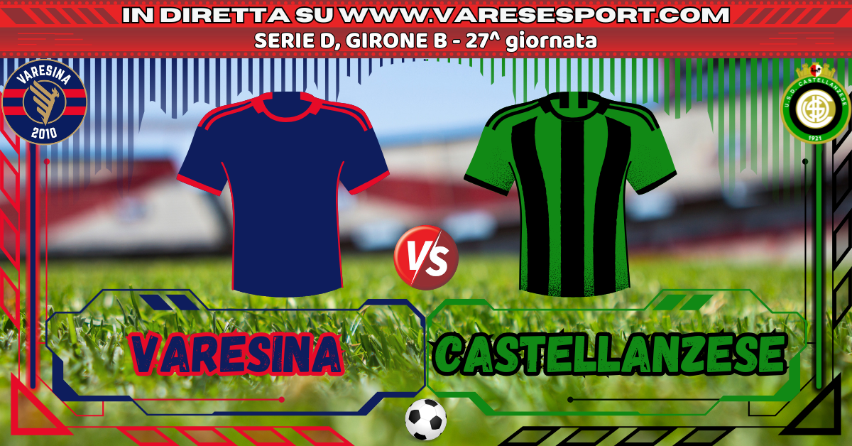 Varesina-Castellanzese diretta testuale