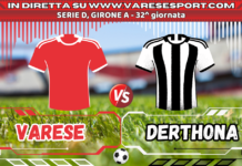 Varese – Derthona alle 15:00 – La diretta