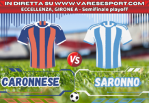 Caronnese-Saronno, la diretta
