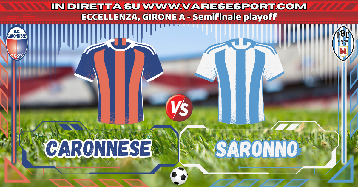 Caronnese-Saronno – diretta testuale