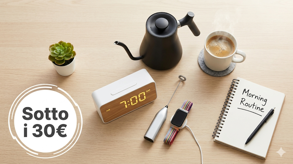 Routine mattutina: gadget economici per migliorarla