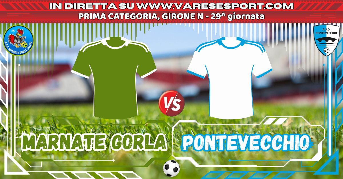 Marnate Gorla – Pontevecchio diretta testuale