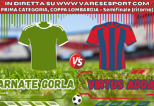 Coppa Lombardia – Marnate Gorla, il sogno continua: 2-0 alla Virtus D’Adda, è finale!