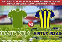 Marnate Gorla – Virtus Inzago, la diretta