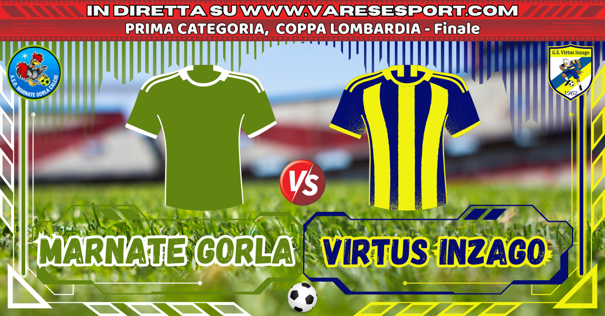 Marnate Gorla-Virtus Inzago diretta testuale