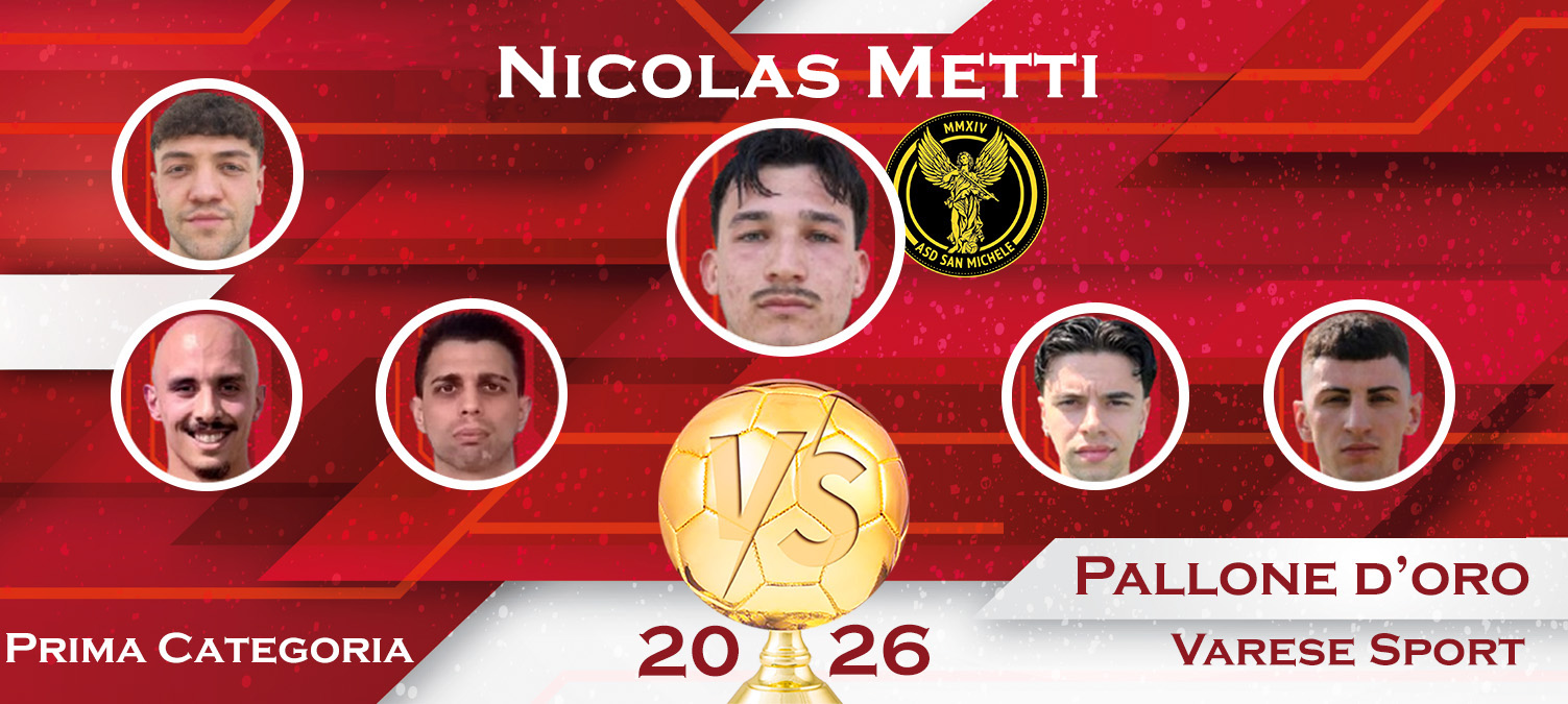 Pallone d’Oro, Nicolas Metti: “Riscatto dopo anni complicati. Il gruppo la nostra forza”