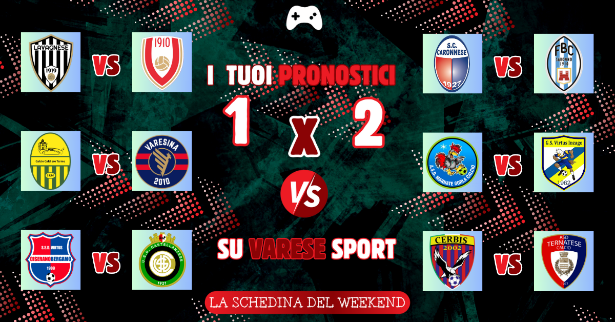 I tuoi pronostici – Marnate pronto a esultare, fattore casalingo per Caronnese e CerBis. En plein di 2 in Serie D