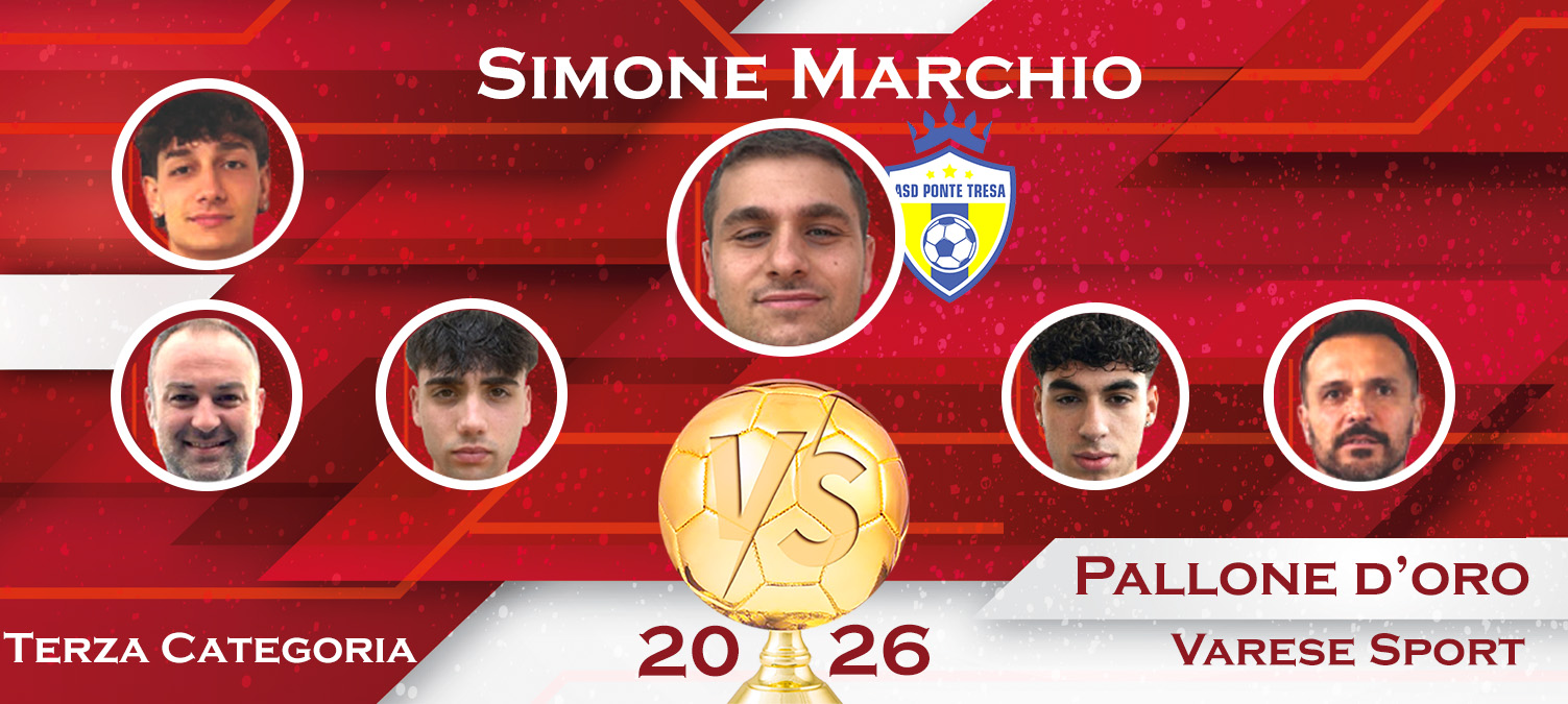 Pallone d’Oro, Simone Marchio: “Stagione di crescita, grazie a chi mi è sempre vicino”