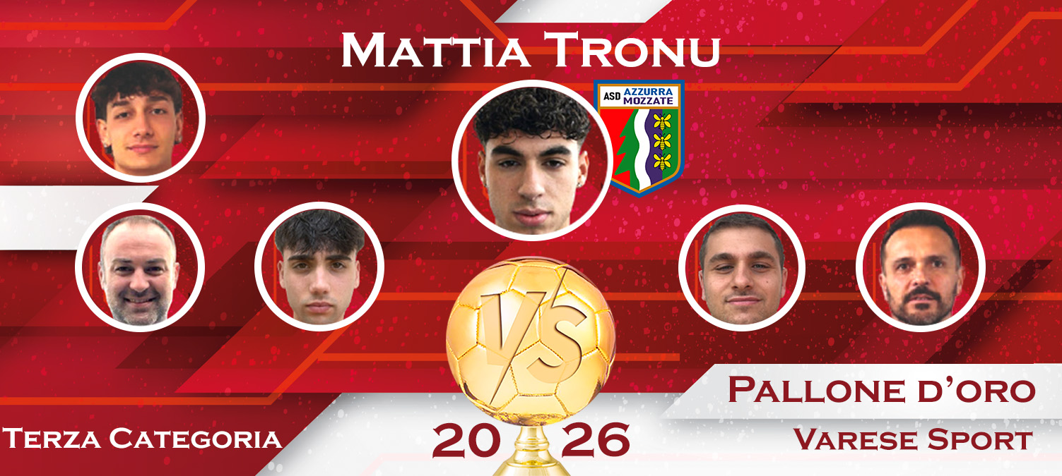 Pallone d’Oro, Mattia Tronu: “Il premio sarebbe della squadra, testa ai playoff”