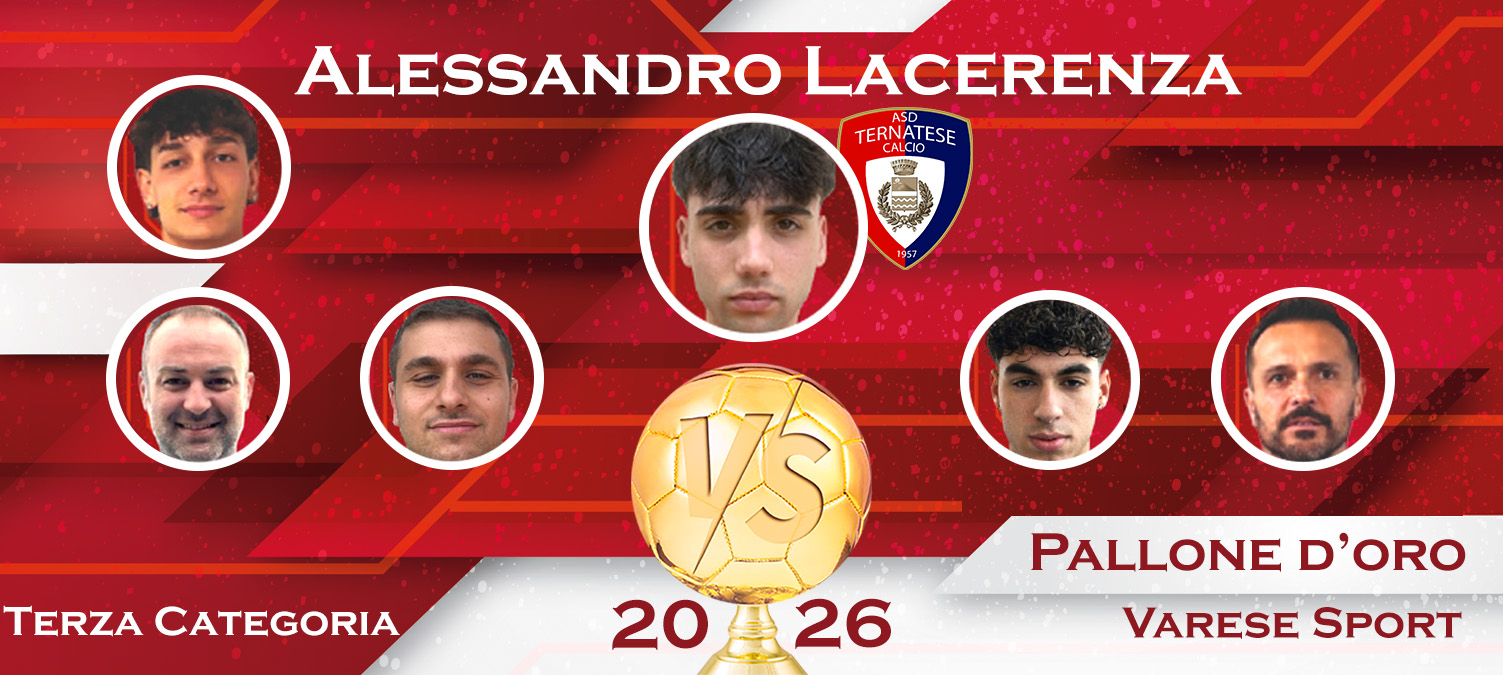 Pallone d’Oro, Alessandro Lacerenza: “Ternate la mia seconda casa, ho ritrovato me stesso”