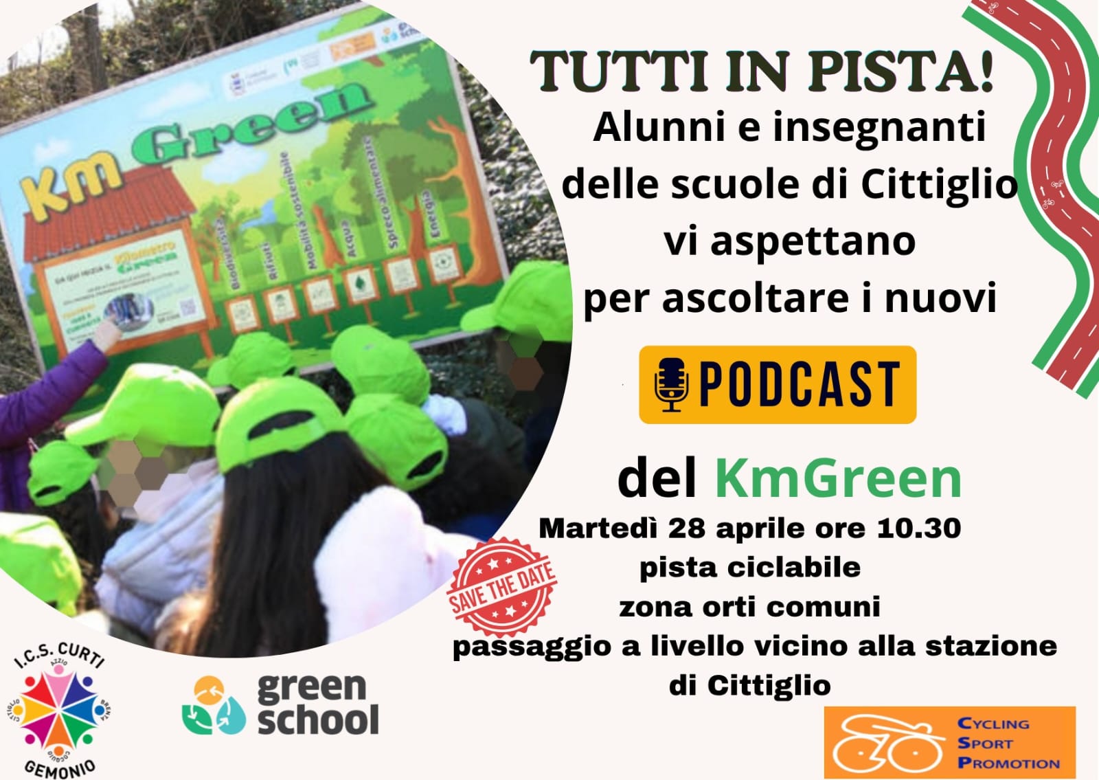 Trofeo Binda e ambiente: gli studenti di Cittiglio presentano il progetto “KM Green”