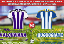 Valcuviana-Buguggiate: la diretta