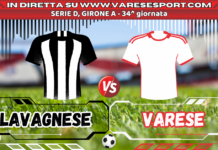 Lavagnese – Varese in diretta
