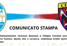 Nasce l’Olimpia Ceresium Tresiana: ufficiale la fusione tra CerBis e Olimpia