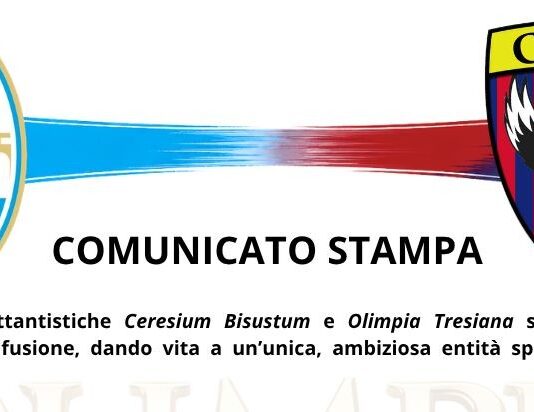 Nasce l’Olimpia Ceresium Tresiana: ufficiale la fusione tra CerBis e Olimpia